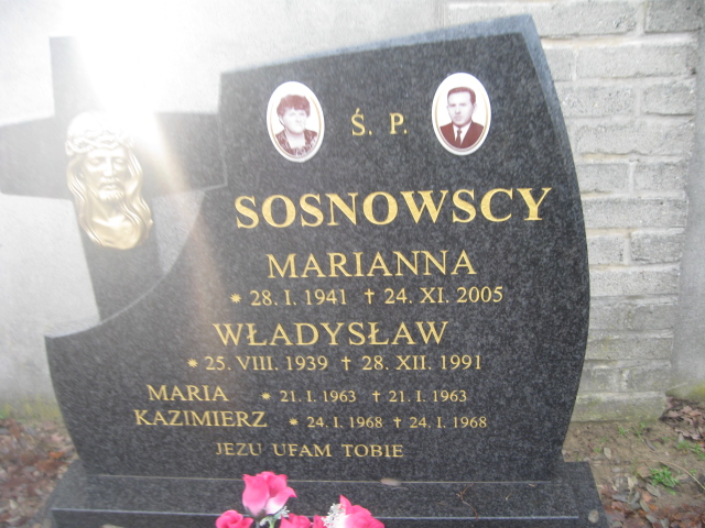 Maria Sosnowska 1963 Bierutów - Grobonet - Wyszukiwarka osób pochowanych