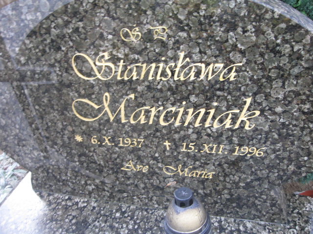 Stanisława Marciniak 1937 Bierutów - Grobonet - Wyszukiwarka osób pochowanych