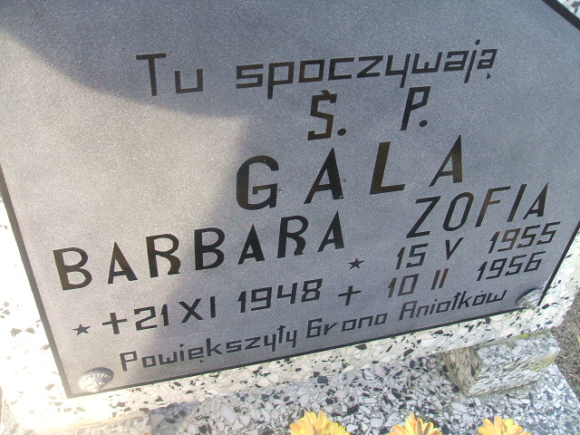 Barbara Gala 1948 Bierutów - Grobonet - Wyszukiwarka osób pochowanych