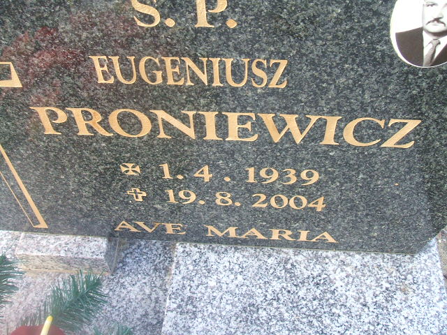 Eugeniusz Proniewicz 1939 Bierutów - Grobonet - Wyszukiwarka osób pochowanych