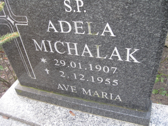 Adela Michalak 1907 Bierutów - Grobonet - Wyszukiwarka osób pochowanych