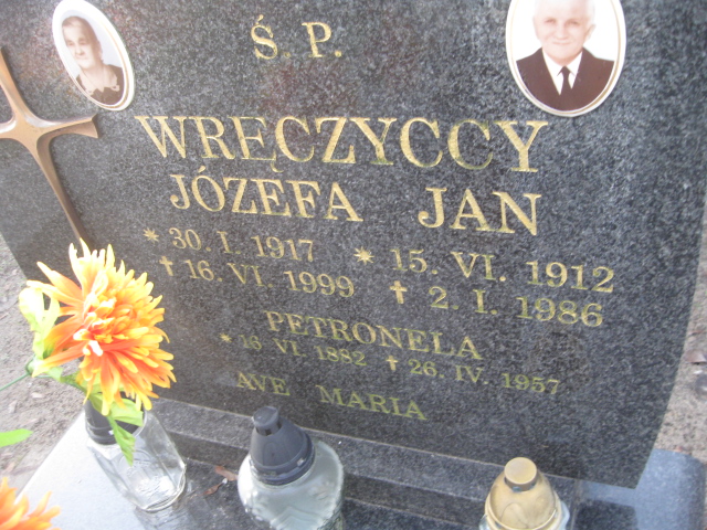 Józefa Wręczycka 1917 Bierutów - Grobonet - Wyszukiwarka osób pochowanych