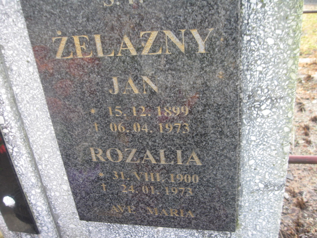 Jan Żelazny 1899 Bierutów - Grobonet - Wyszukiwarka osób pochowanych