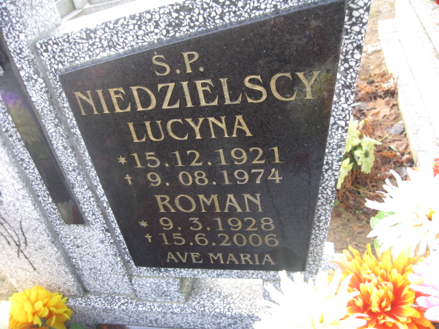 Lucyna Niedzielska 1921 Bierutów - Grobonet - Wyszukiwarka osób pochowanych