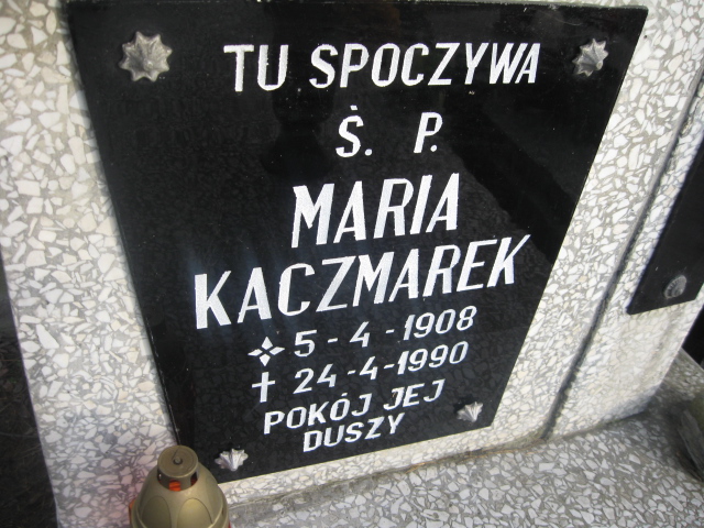Maria Kaczmarek 1908 Bierutów - Grobonet - Wyszukiwarka osób pochowanych