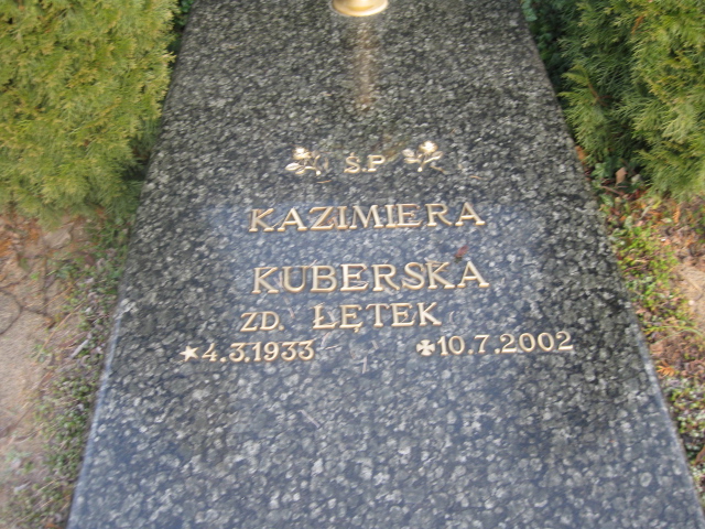 Grób Kazimiera Kuberska