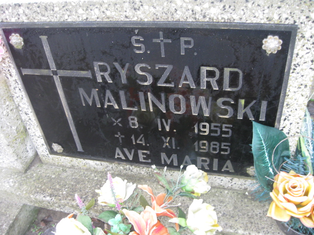 Ryszard Malinowski 1955 Bierutów - Grobonet - Wyszukiwarka osób pochowanych