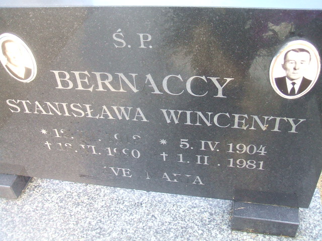 Wincenty Bernacki 1904 Bierutów - Grobonet - Wyszukiwarka osób pochowanych