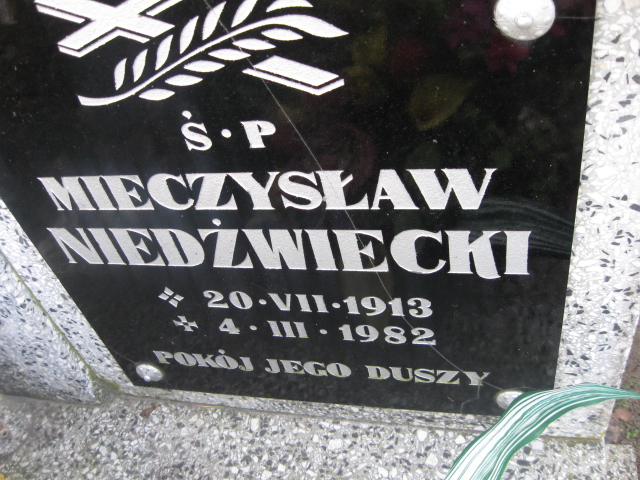 Grób Mieczysław Niedźwiecki