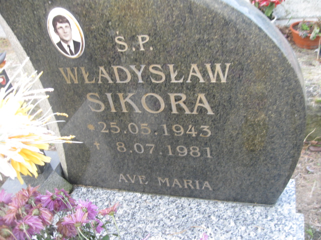 Władysław Sikora 1943 Bierutów - Grobonet - Wyszukiwarka osób pochowanych